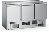 Saladette | 3-deurs | 368 liter | Deksel 4x 1/1GN| Ecofrost | 7950.5055