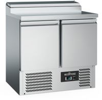 2 deurs saladette | Deksel, 5x 1/6 GN | Ecofrost | 7950.5058