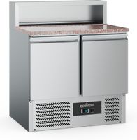 Pizzawerkbank | Graniet | 2-deurs | RVS | Ecofrost | 7950.5090