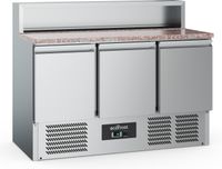 Pizzawerkbank | Graniet | 3-deurs | RVS | Ecofrost | 7950.5095