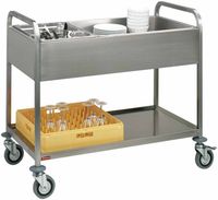 Diamond Dresseerwagen in R.V.S., 3x GN 1/1, ondertablet | CDS-311