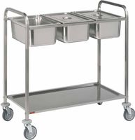 Diamond Serveerwagen in R.V.S., 3x GN 1/1 + 1 niveau | CP2/311