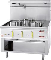 Diamond ASIA2-C3R/11 Wok-fornuis 3 branders met watergordijn