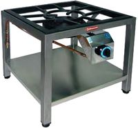 Gasbrander paella, Ø25cm op onderstel (10 kW) | Diamond | BPG/10-SP