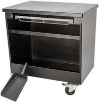 Diamond Onderstel op wielen met opslagruimte voor steenkool | BRC/75-N