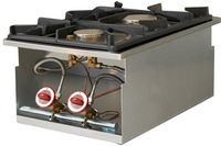 Diamond Gasfornuis 2 branders, inbouw | GDI/2F4