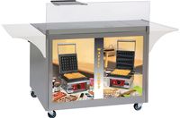 Diamond Mobiel R.V.S. meubel voor wafels, set van 4 wielen | GE-MRX