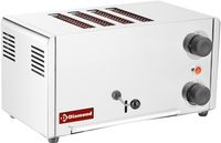 Diamond Elektrische broodrooster, 4 sneden - roestvrij staal | D4GP-XP