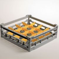 Diamond Mand 16 glazen Ø 113 mm, h130, Polyprop. | DB116