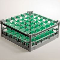 Diamond Mand 36 glazen Ø 73 mm, h165, Polyprop. | DB236