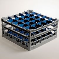 Diamond Mand 25 glazen Ø 90 mm, h210 "gebogen", Polyp. | DB325/FQ