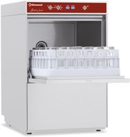 Horeca glazenvaatwasser met doorlopende waterontharder | 40 x 40 mand | 230V | Best wash | DBS5/6-AC | Diamond
