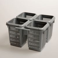 Diamond Bestekvak "4 sectors" polypropyleen | DG4