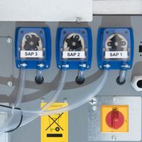 Diamond DPL-TS/N Peristaltische doseerder (3 pompen) voor vloeibaar wasmiddel