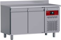 Diamond DT131/P9H-D Geventileerde koelwerkbank met "achterwand", 2 deuren GN 1/1, 260 liter