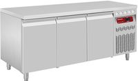 Geventileerde Koelwerkbank, 3 Deuren GN 1/1, 405 Lit., Diamond DT178/P9
