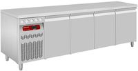 Geventileerde Koelwerkbank, 4 Deuren GN 1/1, 550 Lit. Groep Aan Linkerkant, Diamond DT224/P9GX