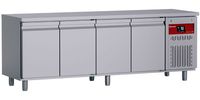 Diamond DT224/P9H Geventileerde koelwerkbank, 4 deuren GN 1/1, 550 Lit.