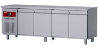Diamond DT224/P9H-G Geventileerde koelwerkbank, 4 deuren GN 1/1, 550 Lit. groep aan linkerkant