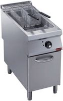 Diamond Elektrische friteuse 1 kuip "Y" 23 liter, buitenkant branders, op meubel | E22/F23A4-S