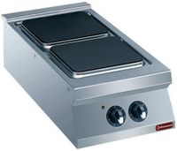 Elektrisch fornuis met 2 platen | 2200 line | Diamond | E22/2PQ4T-N