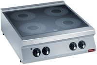 Elektrisch vitrokeramisch fornuis 4 zones | 2200 line | Diamond | E22/4VC8T-N