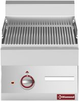 Elektrische Braadplaat Met Geribde Plaat -Top- "Alpha 650" - Diamond E65/PR4T-230V/3-N