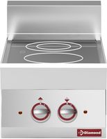 Elektrische Vitrokeramische Plaat Met 2 Kookzones -Top- - Diamond E65/2VC4T-N