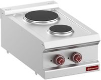 Elektrische Kookplaat 2 Ronde Platen -Top- - Diamond E7/2P4T-N