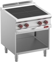 Elektrisch Fornuis 4 Verlaagde Platen - Op Open Kast. - Diamond E7/4SPA7-N