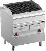 Elektrische Stoomgrill - Module 1/1 - Rooster In Gietijzer "dubbelzijdig" - Diamond E7/GVQA8-N