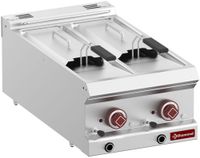 Elektrische Friteuse 2 Kuipen Van 7 Liter -Top- - Diamond E7/F2V64T-N