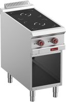 Elektrisch Fornuis Met 2 Inductie Kookplaten Op Open Kast - Diamond E9/2IDA4-N