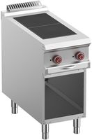 Elektrisch Fornuis Met 2 Verlaagde Kookplaten Op Open Kast - Diamond E9/2SPA4-N