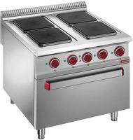 Elektrisch fornuis | 4 Kookplaten | Op elektrische oven | 900 Line | E9/4PQF8 | Diamond