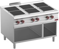 Elektrisch Fornuis Met 6 Kookplaten Op Open Kast - Diamond E9/6PQA12-N