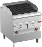 Elektrische Stoomgrill - Module 1/1 - Rooster In Gietijzer "dubbelzijdig" - Diamond E9/GVQA8-N