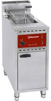 Gas Friteuse 1 Kuip 16 Lit- Op Kast | Diamond | FSM-16G/C