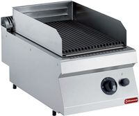 Lavasteengrill op gas | Rooster in gietijzer | 1/2 Model | 1700 line | G17/GPL4T-NG | Diamond