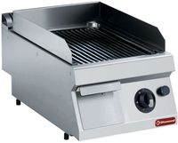 Diamond Kookplaat op gas, geribt -TOP- | G17/PR4T-NE