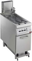 Digitale Gas Friteuse. Tank 23 Lt. S/armg. "oliefiltering" + Lift+ Autokok, Diamond G22/F23CFSA4-AC