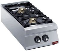 Diamond Gasfornuis met 2 Branders | Hoog Vermogen