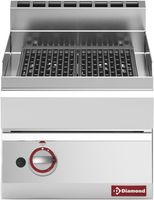 Stoom-Grill Op Gas - Met Gietijzeren Braadrooster -Top- - Diamond G65/GGF4T-N