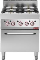 Gasfornuis 4 Branders Met Gasoven - Diamond G65/4BF7-N