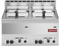 Gasfriteuse - 2 Kuipen 8 Liter -Top- - Diamond G60/F16-6T-N