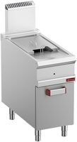 Gasfriteuse 1 Kuip Van 18 Liter (18 KW) Op Gesloten Kast - Diamond G9/F18A4-N