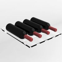 Diamond Tablet in plexiglas met montagebeugels | OP4-A