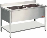 Diamond Spoeltafel met 2 Kuipen - L1421-D