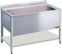 Diamond Spoeltafel met 1 Kuip 1060x500xh400 - LB1211-D