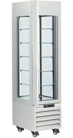 Diamond FULL Glazen Vitrine" 260 Lt. 5 Glazen Niveaus Geventileerd WIT - MAX/305-BW